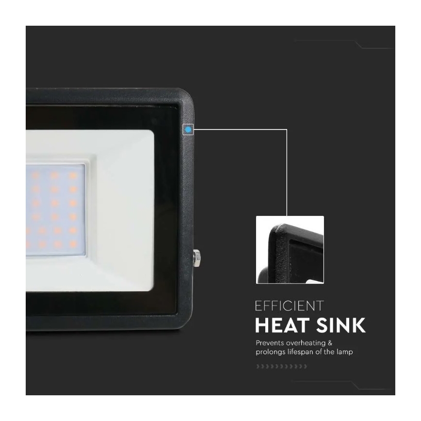 LED Prožektors ar tiešu savienojumu SAMSUNG CHIP LED/30W/230V IP65 6500K