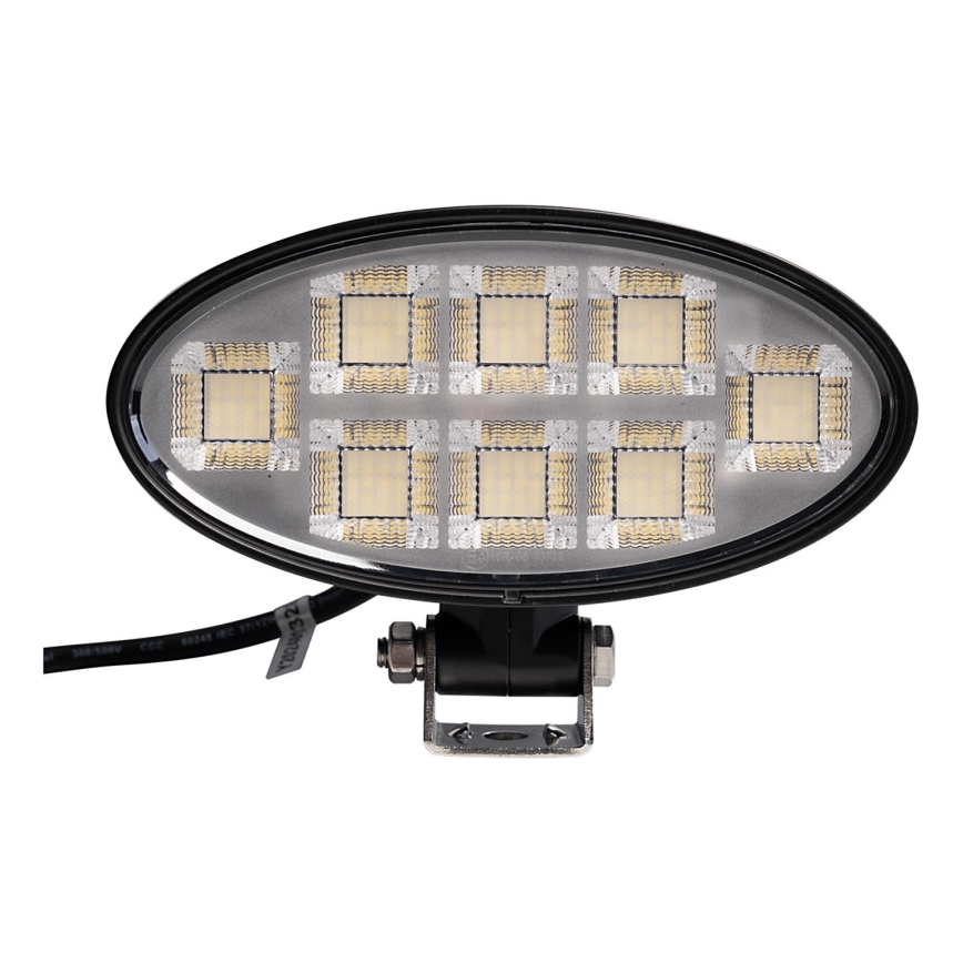 LED Prožektors automašīnai BLACK LED/160W/10-30V IP69 5700K ovāls