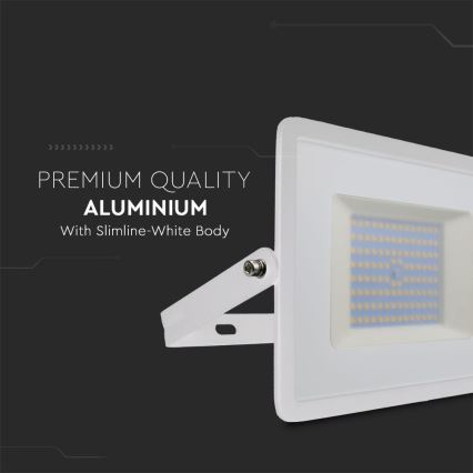 LED Prožektors LED/100W/230V 6500K IP65 balta