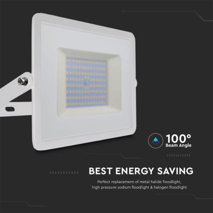 LED Prožektors LED/100W/230V 6500K IP65 balta