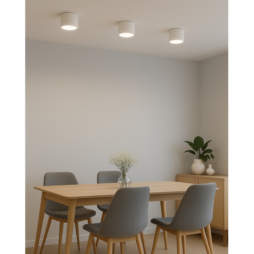 LED prožektors LED/10W/230V 3000/4000/6400K Ø 12 cm balts