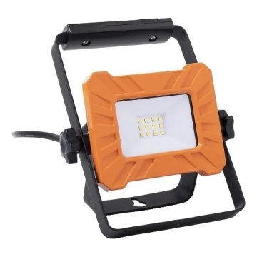 LED prožektors LED/10W/230V 6500K IP65 oranžs/melns