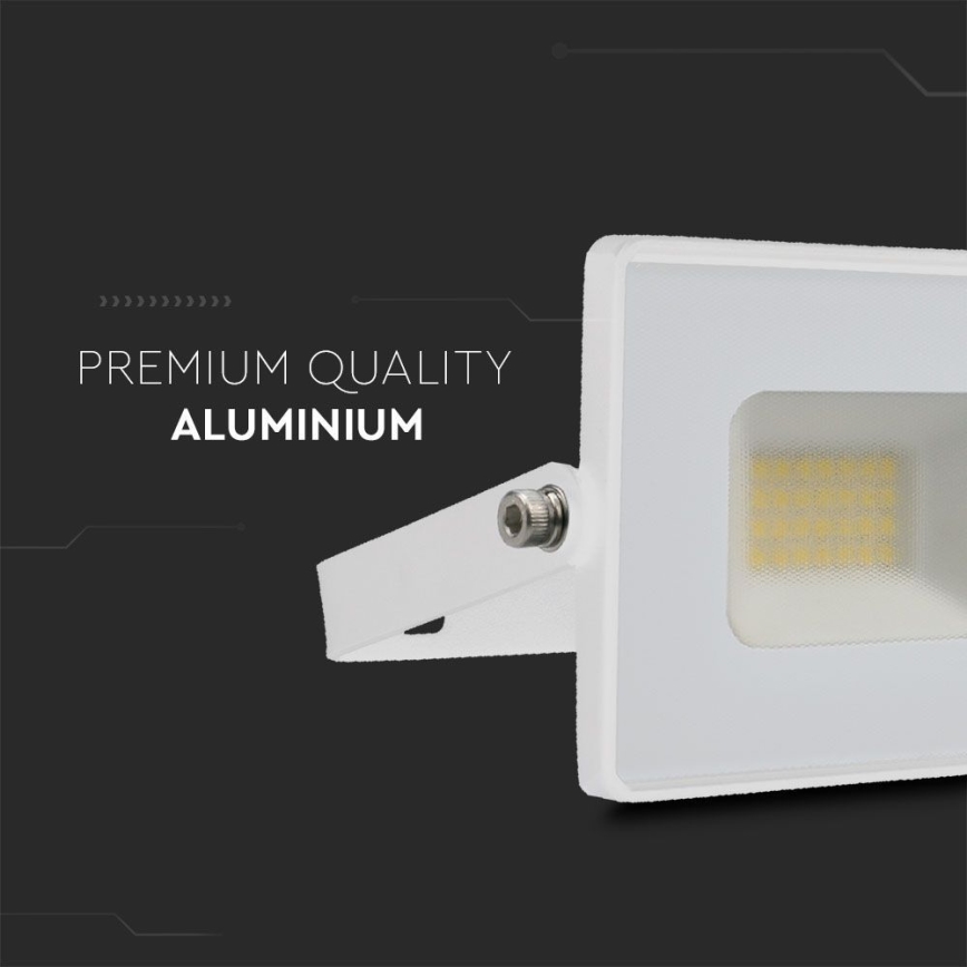 LED Prožektors LED/20W/230V 4000K IP65 balta