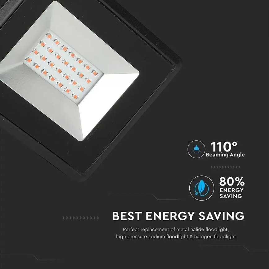 LED Prožektors LED/20W/230V IP65 rozā lampa
