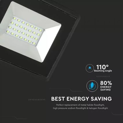 LED Prožektors LED/20W/230V IP65 zaļa gaisma