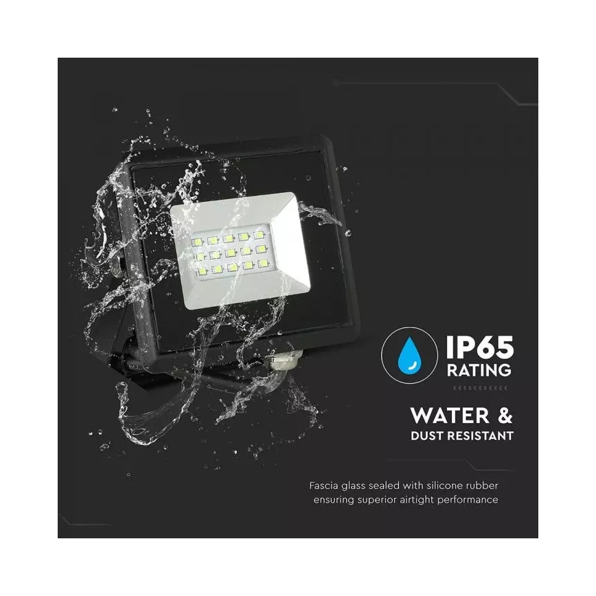 LED Prožektors LED/20W/230V IP65 zaļa gaisma