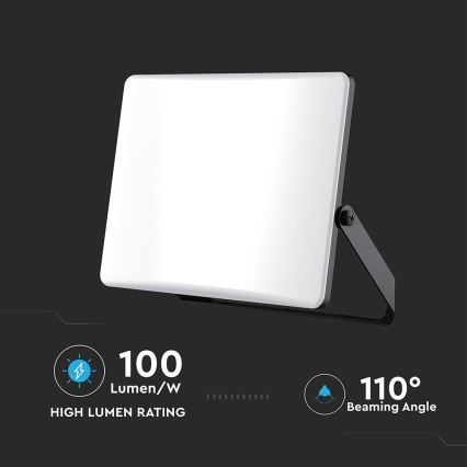 LED Prožektors LED/30W/230V 3000/4000/6500K IP65 melna
