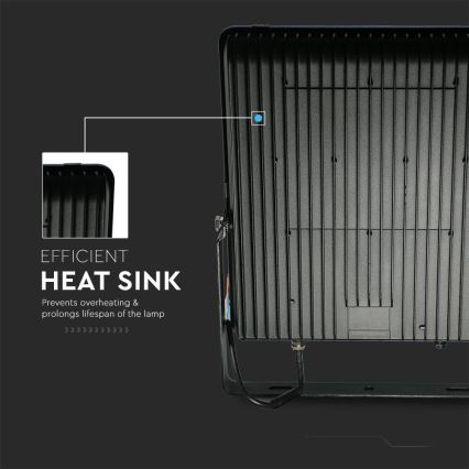 LED Prožektors LED/30W/230V 6400K IP65 melna