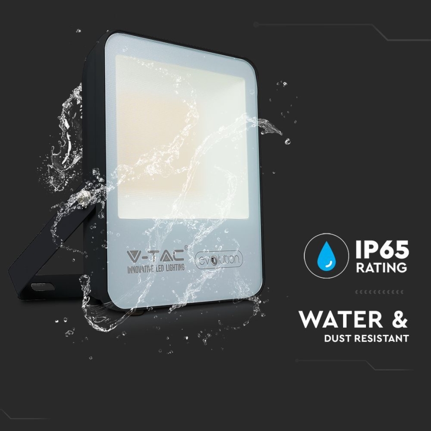 LED Prožektors LED/30W/230V 6400K IP65 melna