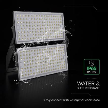 LED prožektors LED/500W/230V 6500K IP65 pelēks