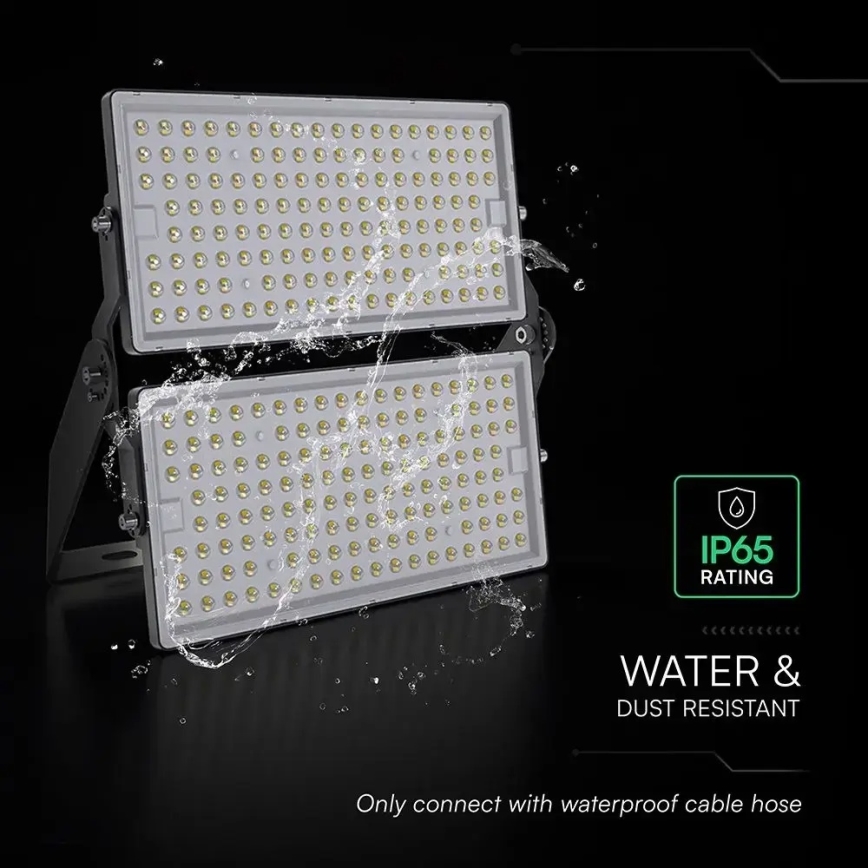 LED prožektors LED/500W/230V 6500K IP65 pelēks