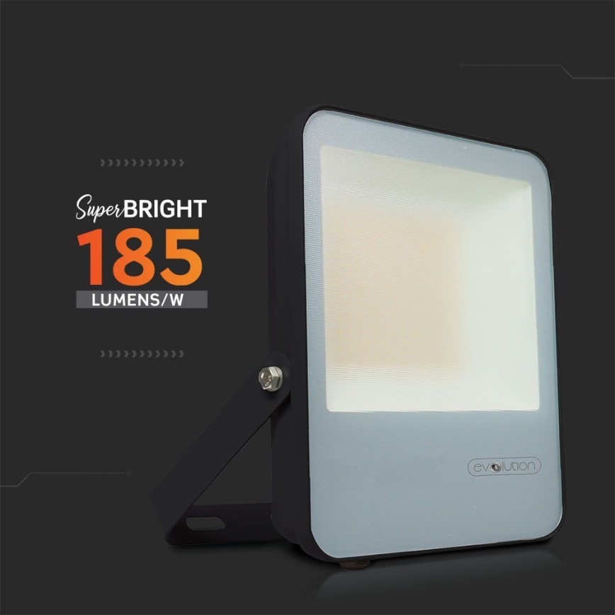 LED Prožektors LED/50W/230V 6400K IP65 melna