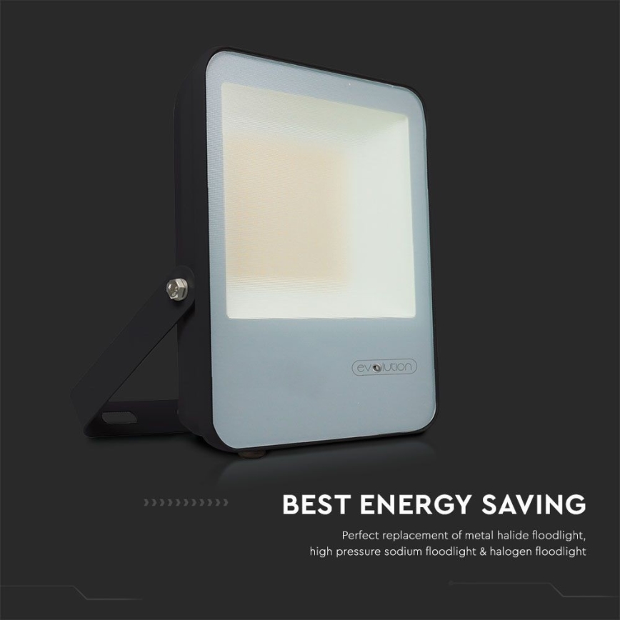 LED Prožektors LED/50W/230V 6400K IP65 melna
