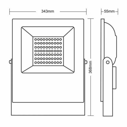 LED Prožektors PROFI PLUS LED/100W/230V 5000K IP66