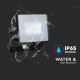 LED Prožektors SAMSUNG CHIP LED/10W/230V IP65 3000K melns