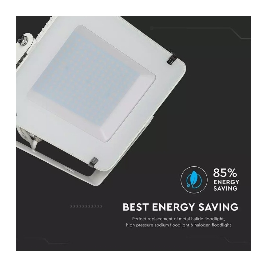 LED prožektors SAMSUNG CHIP LED/150W/230V 3000K IP65 balts