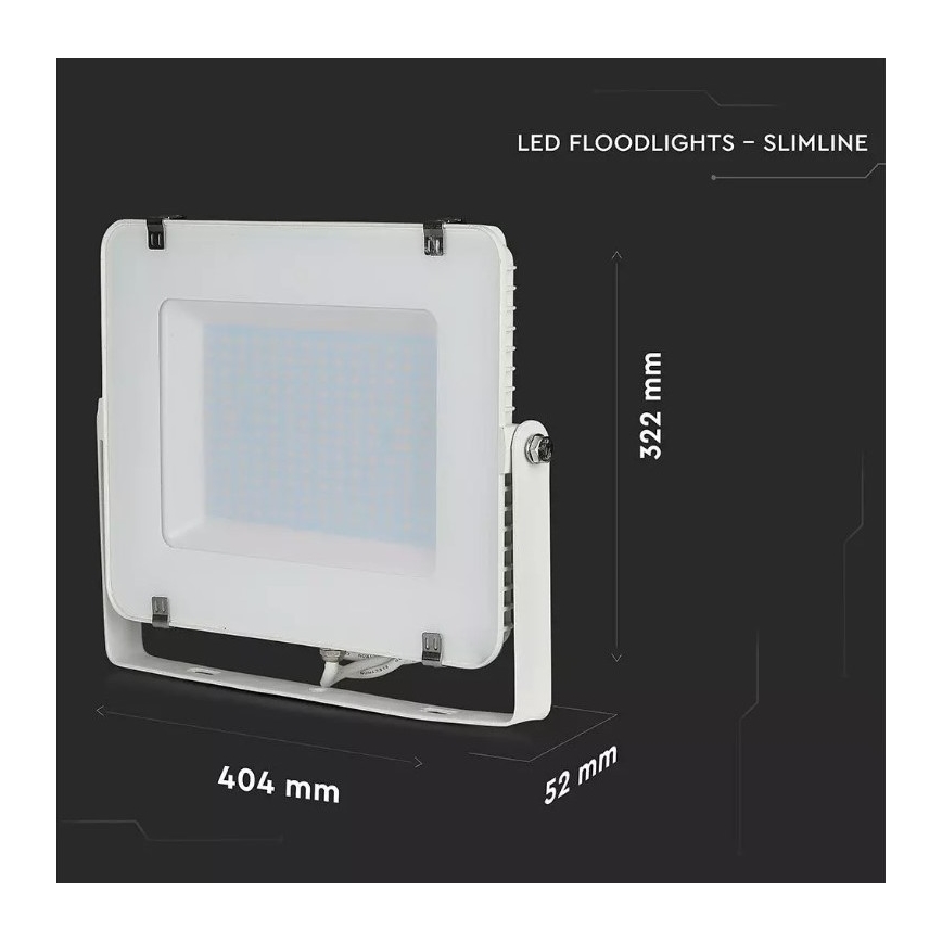 LED prožektors SAMSUNG CHIP LED/150W/230V 3000K IP65 balts