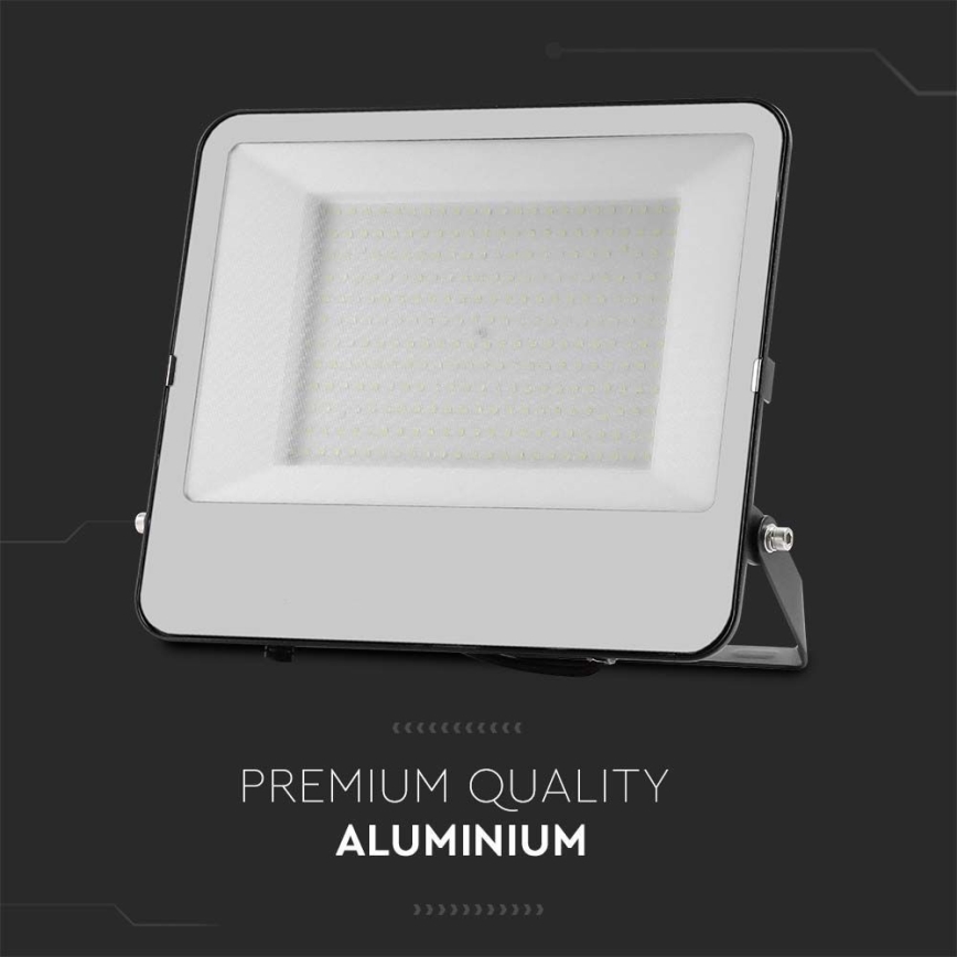 LED Prožektors SAMSUNG CHIP LED/200W/230V 4000K IP65 melna