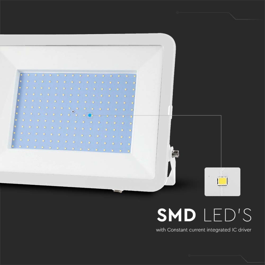 LED Prožektors SAMSUNG CHIP LED/300W/230V 6500K IP65 balta