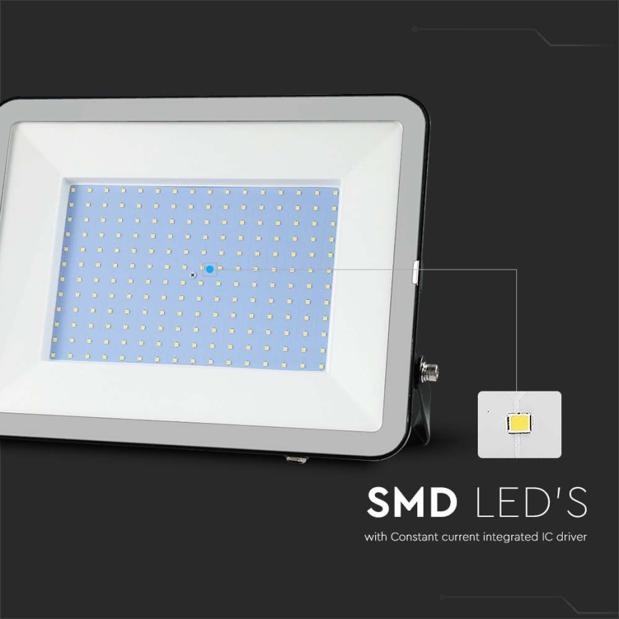 LED Prožektors SAMSUNG CHIP LED/300W/230V 6500K IP65 melna