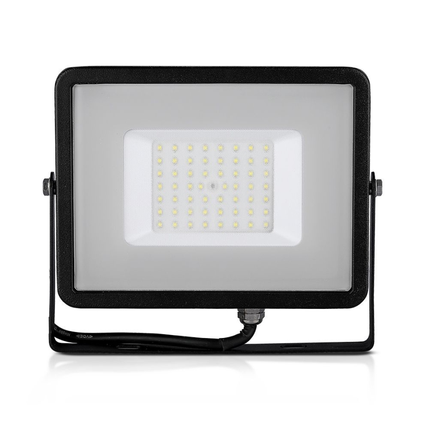 LED Prožektors SAMSUNG CHIP LED/50W/230V 6500K IP65 melns