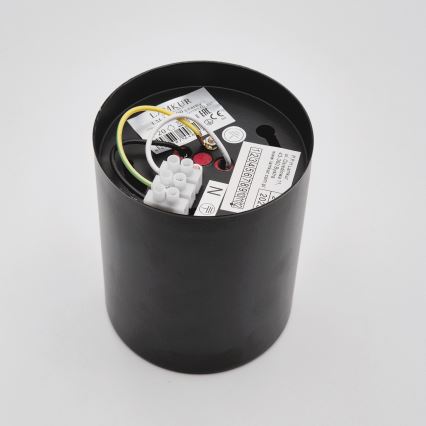 LED virsmas gaismeklis TACO 1xE27/15W/230V melns