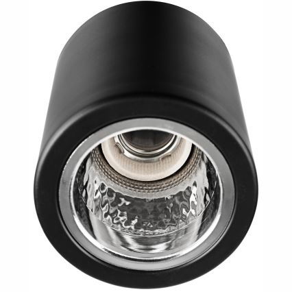 LED virsmas gaismeklis TACO 1xE27/15W/230V melns