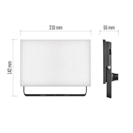 LED Prožektors TAMBO LED/50W/230V 4000K IP65