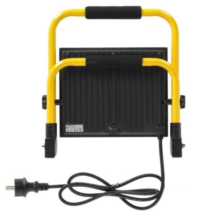 LED Prožektors TIGRA LED/100W/4000K IP54 melna/dzeltena