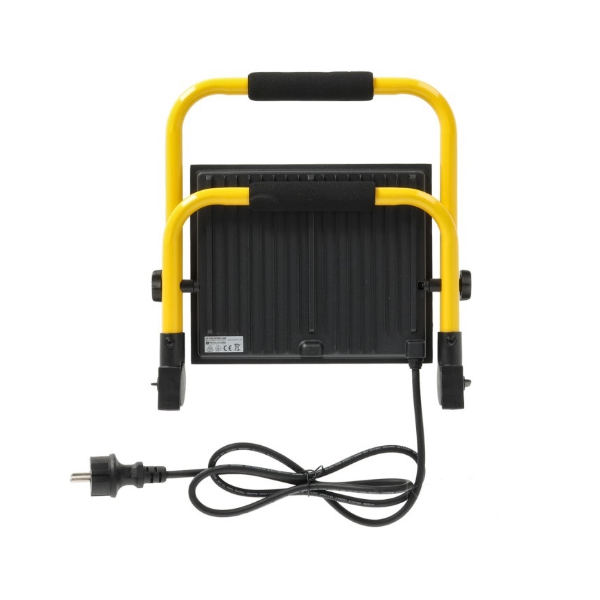 LED Prožektors TIGRA LED/100W/4000K IP54 melna/dzeltena