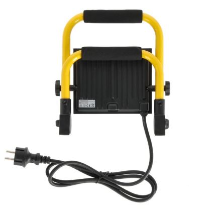 LED Prožektors TIGRA LED/50W/4000K IP54 melna/dzeltena