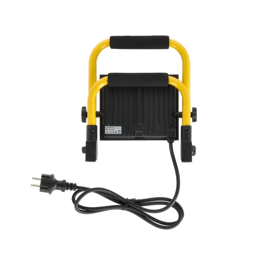LED Prožektors TIGRA LED/50W/4000K IP54 melna/dzeltena