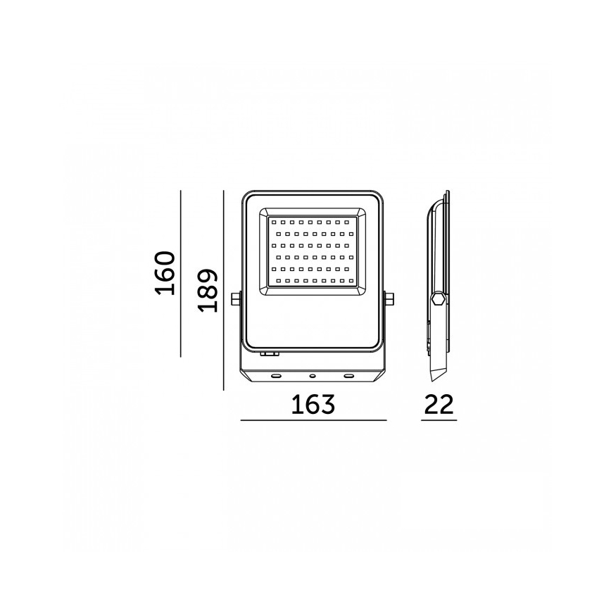 LED prožektors ULSAN LED/50W/230V 4000K IP65