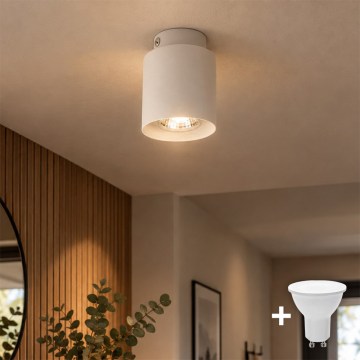 LED punktveida gaismeklis VICO WHITE 1xGU10/10W/230V