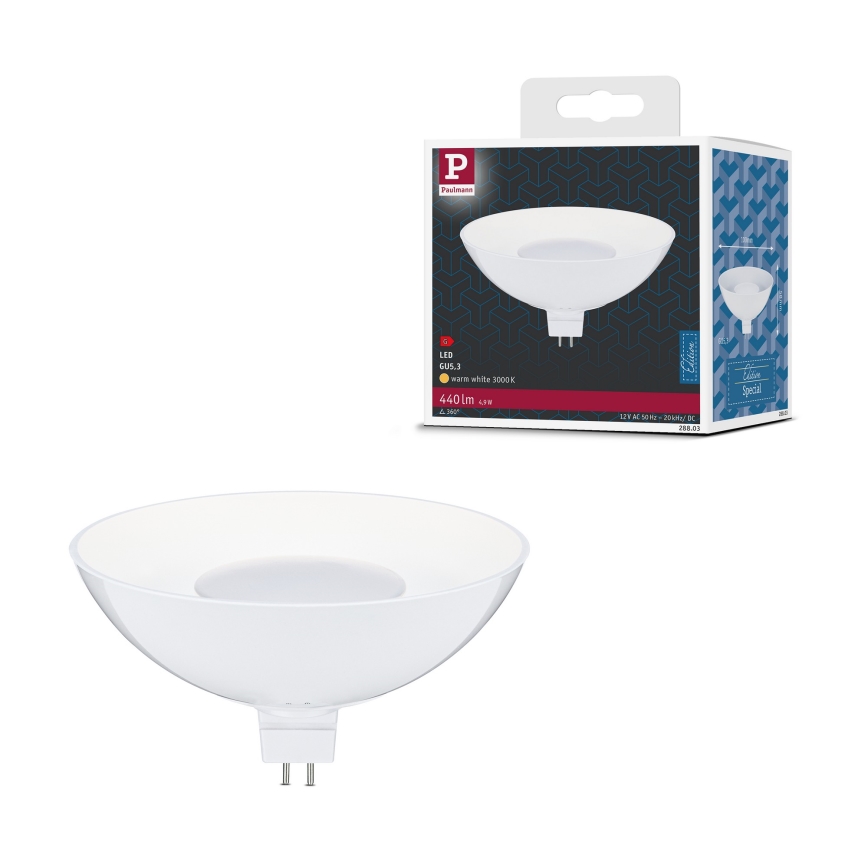 LED reflektora spuldze GU5,3/4,9W/12V 3000K - Paulmann 28803