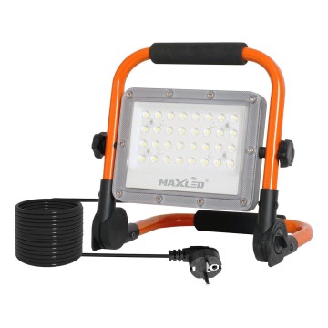 LED reflektors ar statīvu LED/50W/230V 5000K IP65 oranžs
