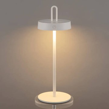 LED regulējama āra uzlādējama galda lampa ar skārienvadību SHINE LED/1,5W/3,7V 3000 mAh IP44 balta