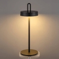 LED regulējama āra uzlādējama galda lampa ar skārienvadību SHINE LED/1,5W/3,7V 3000 mAh IP44 melna