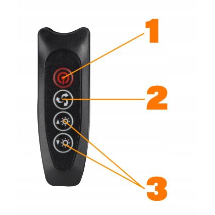 LED galda lampa ar pieskāriena vadību un regulējamu spilgtumu, lokana, ar skavu LED/10W/5/230V 3000/4000/6000K melna