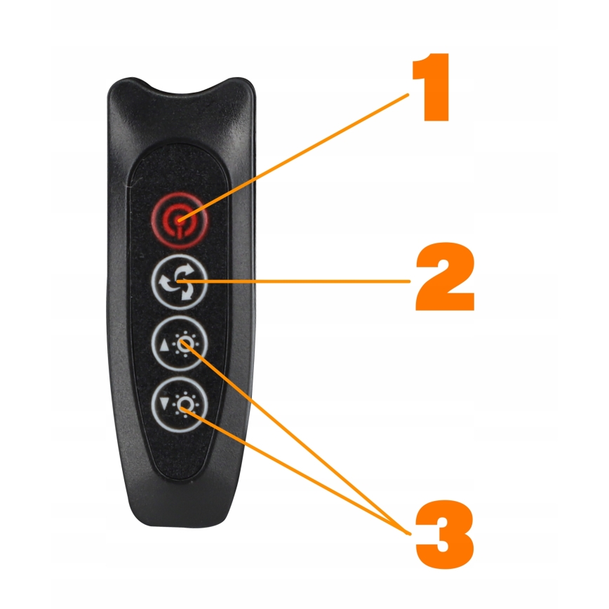 LED galda lampa ar pieskāriena vadību un regulējamu spilgtumu, lokana, ar skavu LED/10W/5/230V 3000/4000/6000K melna