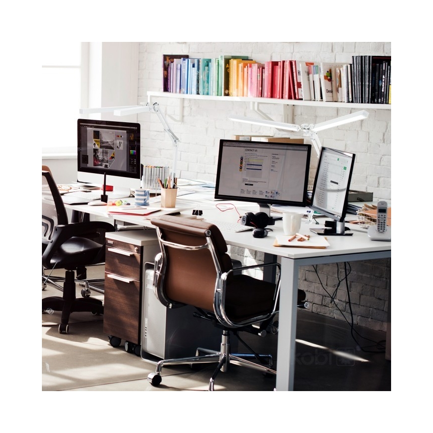 LED regulējama galda lampa TENUIX DUO LED/15W/230V 3000-6000K balta