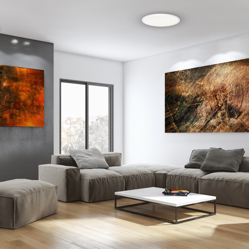 LED regulējams griestu gaismeklis CRUZ LED/40W/230V 2000lm + tālvadība