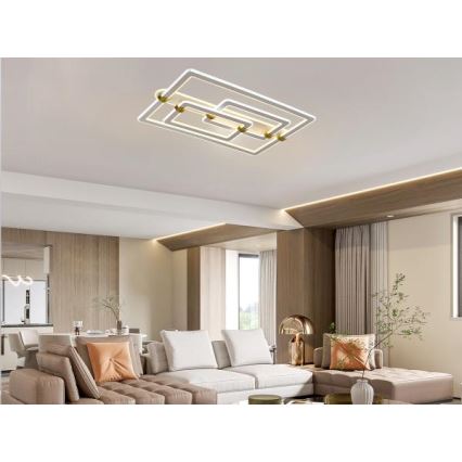 LED Regulējama griestu lampa LED/280W/230V 3000-6500K + ar tālvadības pulti