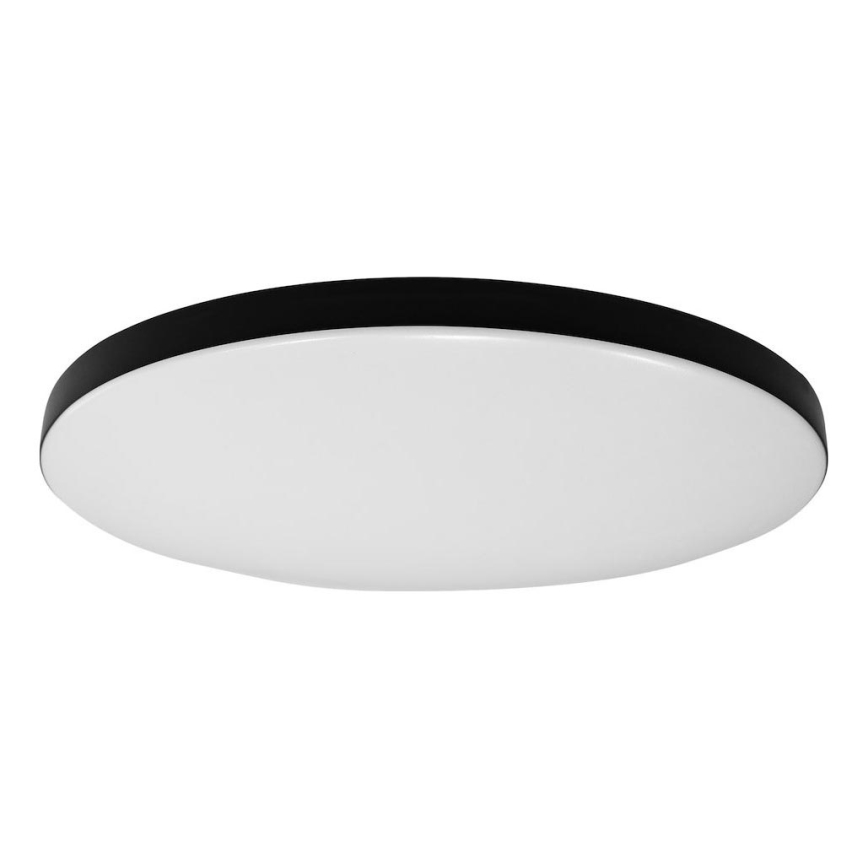 LED regulējama griestu lampa SIENA LED/80W/230V 3000-6000K Ø 75 cm melna + ar tālvadības pulti