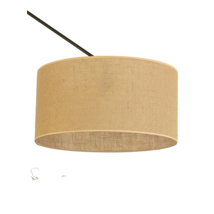 LED regulējama griestu lampa uz stieņa GORTA 1xE27/60W/230V džuta