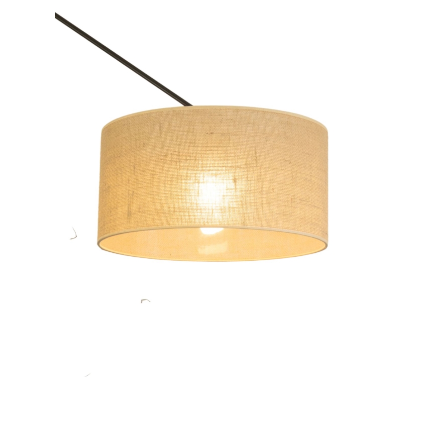 LED regulējama griestu lampa uz stieņa GORTA 1xE27/60W/230V džuta