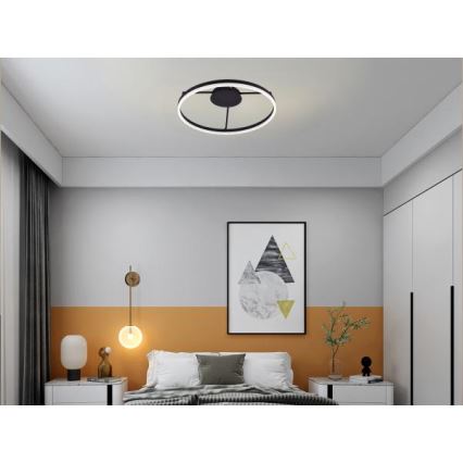 LED regulējama griestu lustra LED/55W/230V 3000-6500K + ar tālvadību