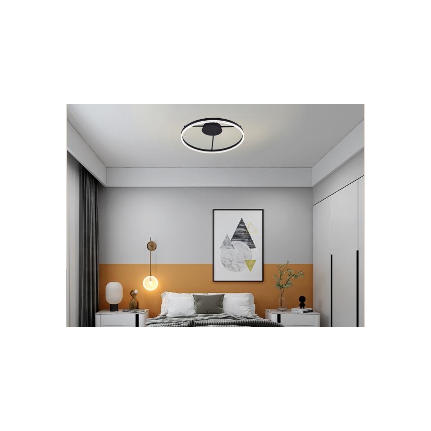 LED regulējama griestu lustra LED/55W/230V 3000-6500K + ar tālvadību