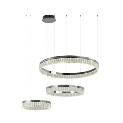 Regulējams LED kristāllustrs uz troses THALIA LED/120W/230V 3000-6000K + tālvadības pults