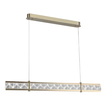 LED regulējama kristāla lustra uz troses ENRIQUE LED/20W//230V 3000-6000K + tālvadība